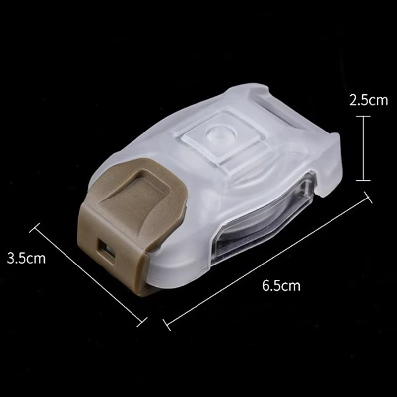 屋外救助信号灯、ナノヘルメットライト、狩猟およびサバイバル安 - Outdoor Hunting Logo のレビューと価格