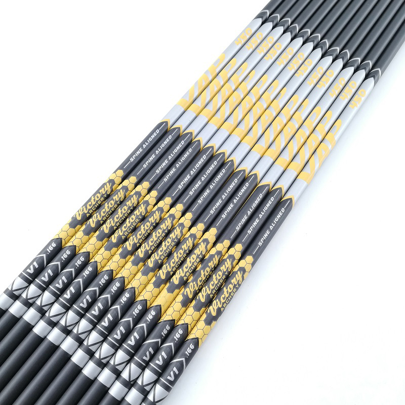 狩猟や射撃用のピュアカーボンアローシャフト、v1背骨、屋外ア - Arrow Carbon Shaft のレビューと価格