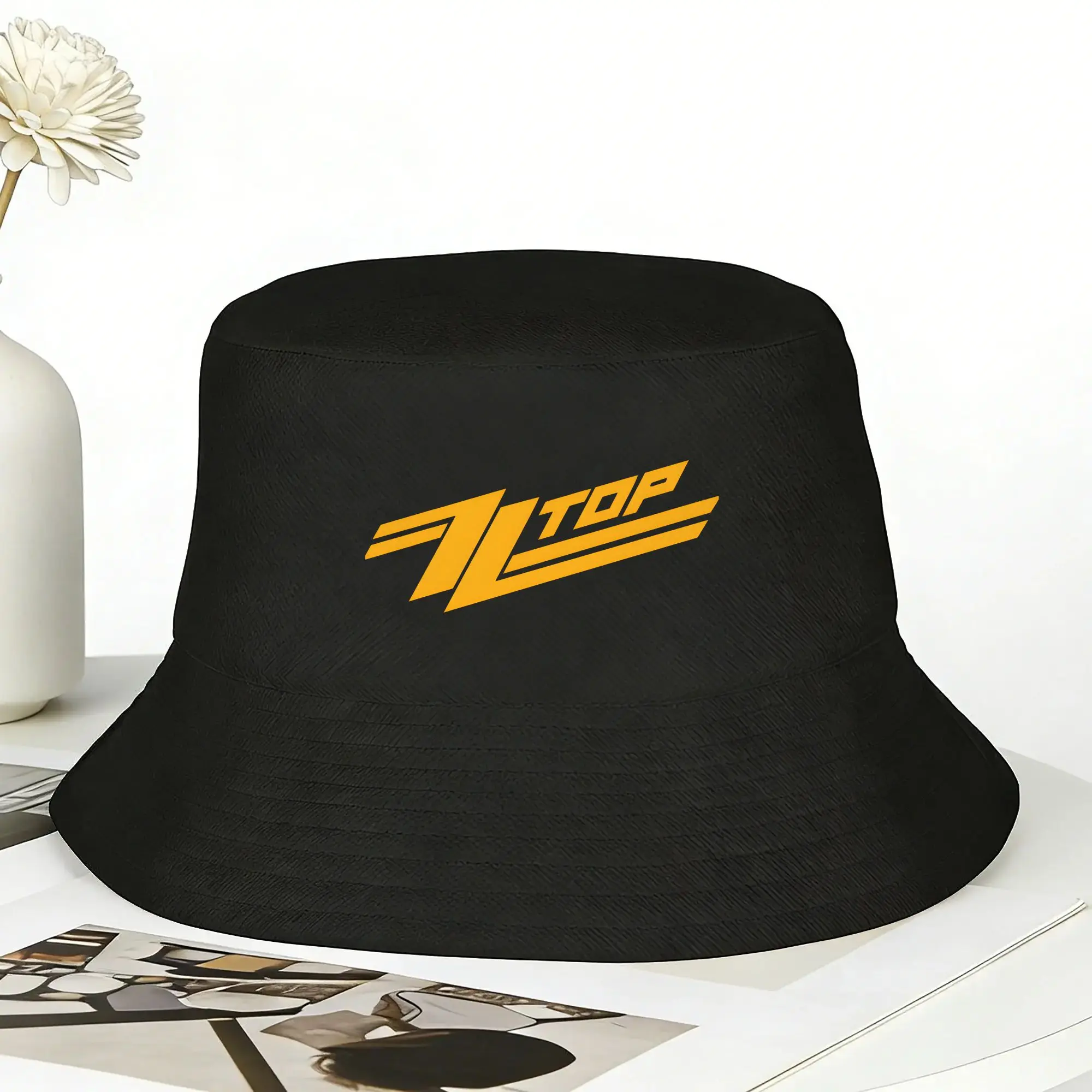 新しい ZZ トップロゴバケットハットストリートスタイル漁師 - Outdoor Hunting Logo のレビューと価格