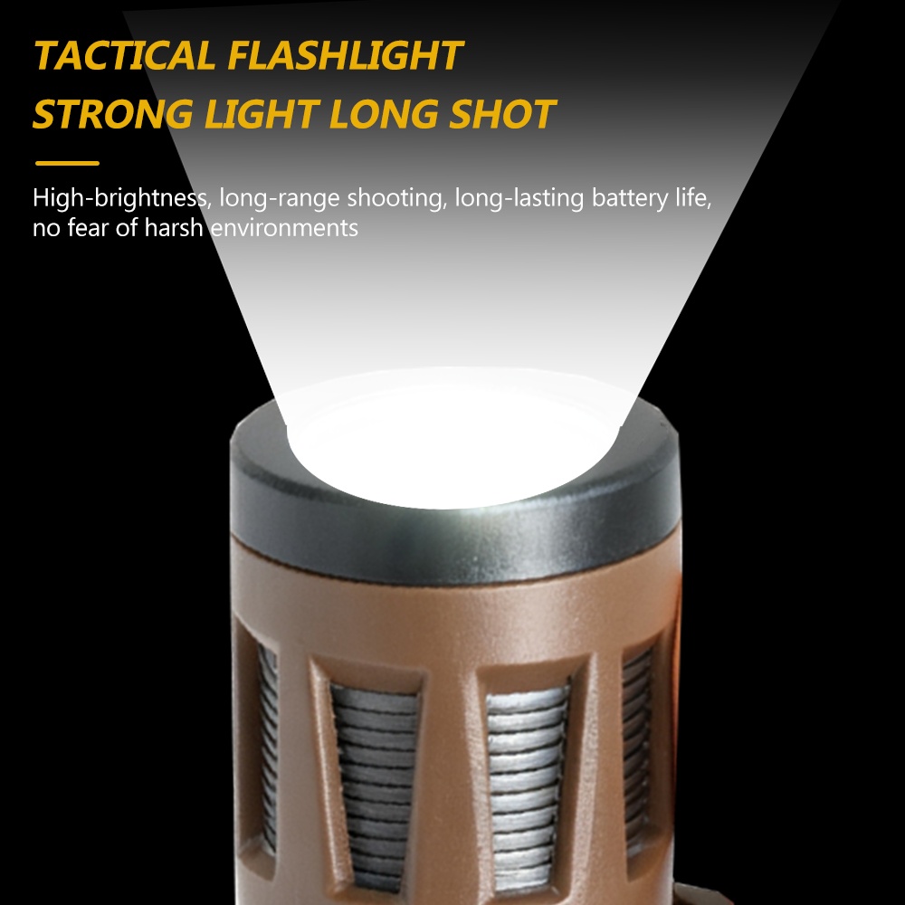 BOOIU 戦術懐中電灯 400 ルーメン WML-G2 ス - Outdoor Hunting Lights のレビューと価格